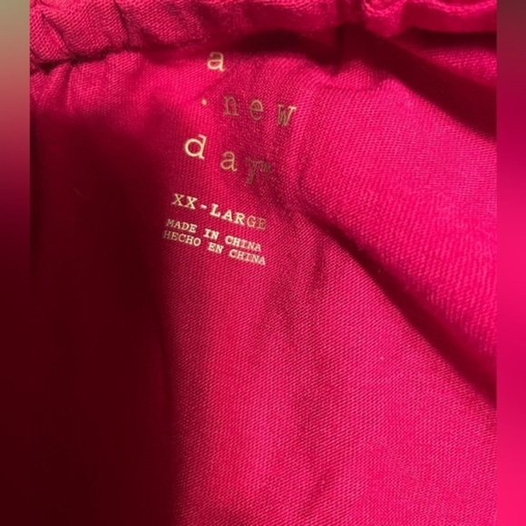 NWT‎ A New Day Rich Magenta One Shoulder Top Sz XXL And Lt Green Purse Bundle - Picture 4 of 14